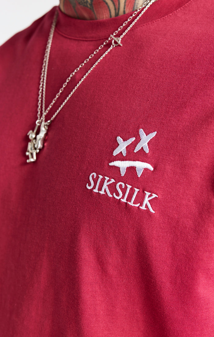 Laad de afbeelding in de Galerij viewer, SikSilk X Steve Aoki Oversized Tee - Pink (2)