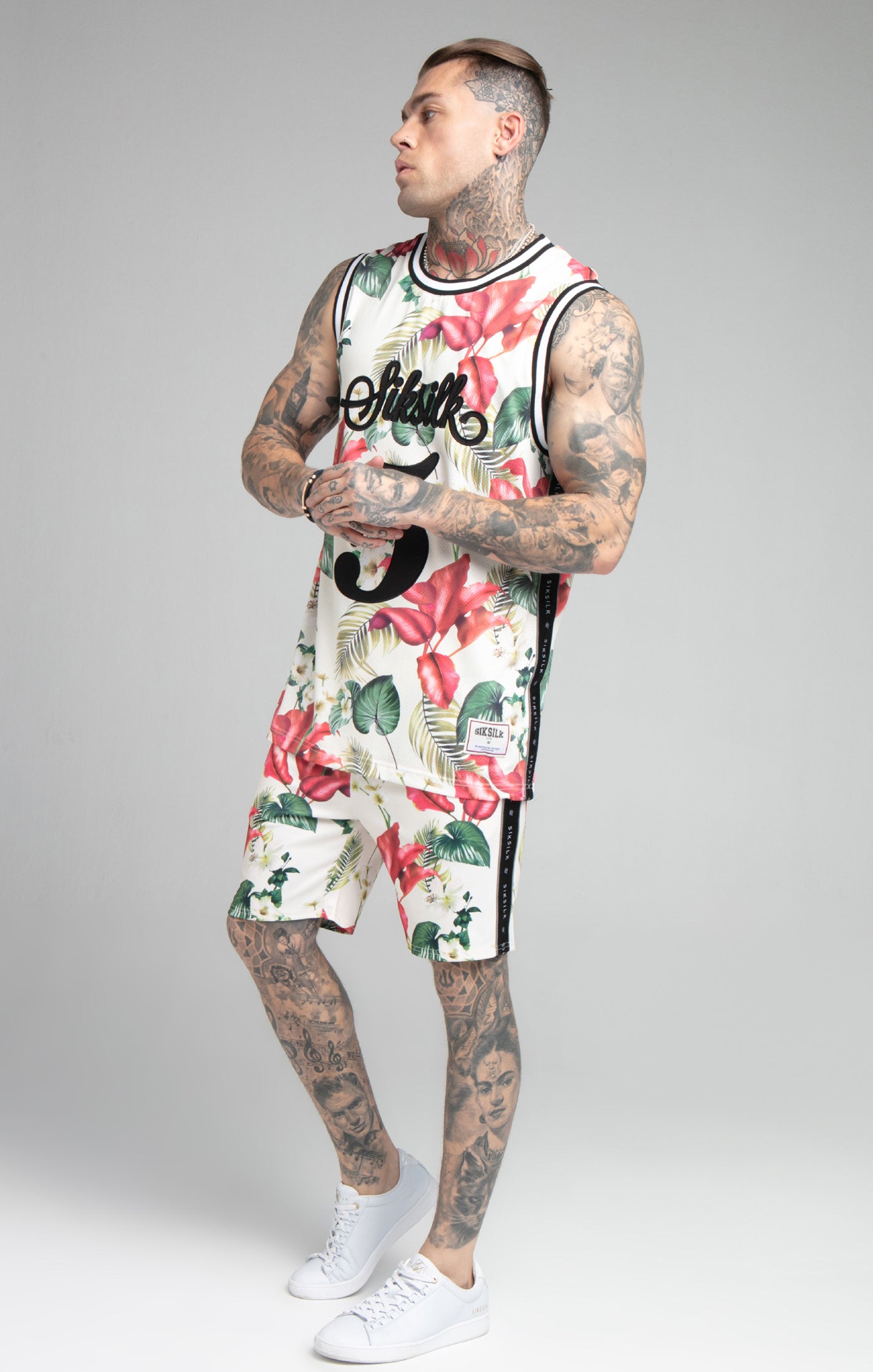 Laad de afbeelding in de Galerij viewer, Ecru Retro Basketball Vest (3)