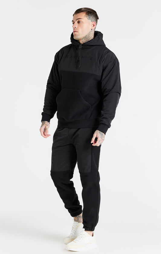 Pantalón híbrido SikSilk Pro con tobillos elásticos - Negro