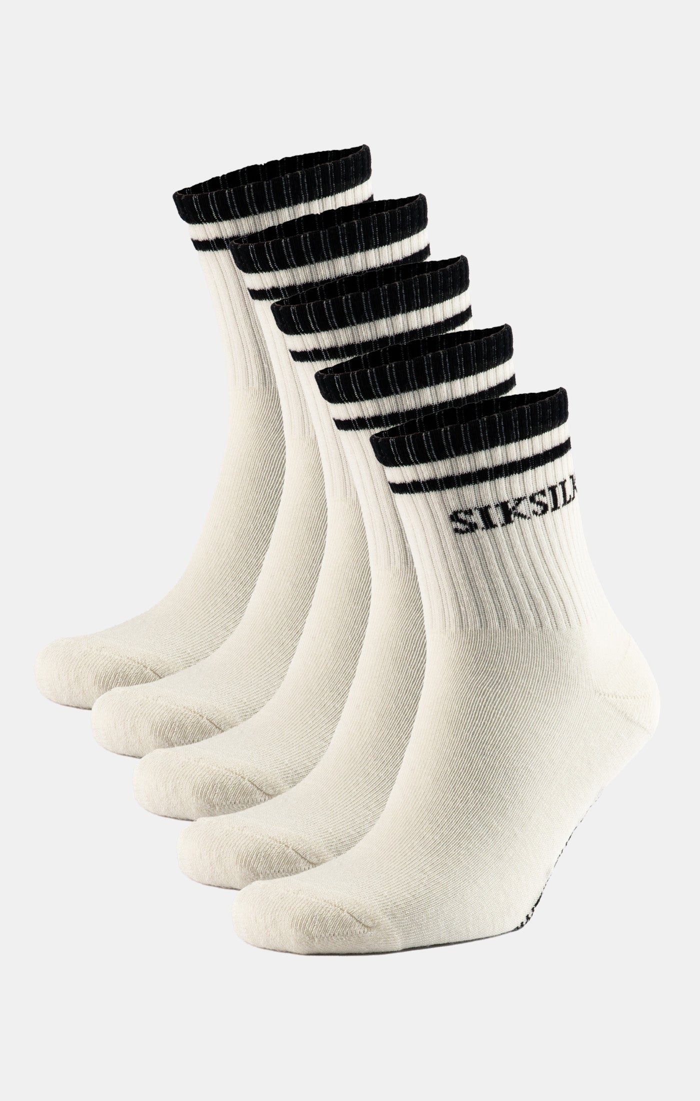 Laad de afbeelding in de Galerij viewer, Pack de 5 pares de calcetines SikSilk - Crudo (3)