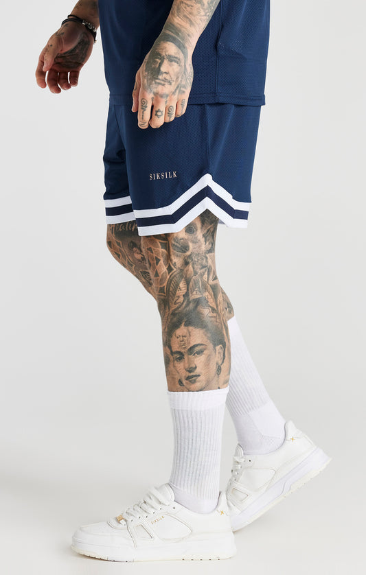 Pantalón de baloncesto SikSilk Division - Azul marino