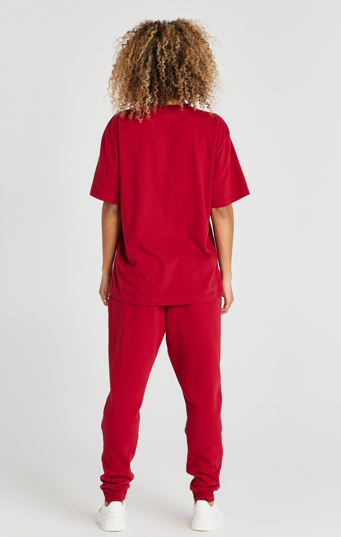 Laad de afbeelding in de Galerij viewer, Joggers holgados SikSilk con tobillo ajustado - Rojo (6)