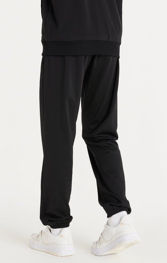 Pantalón ancho SikSilk con tobillos ajustados - Negro