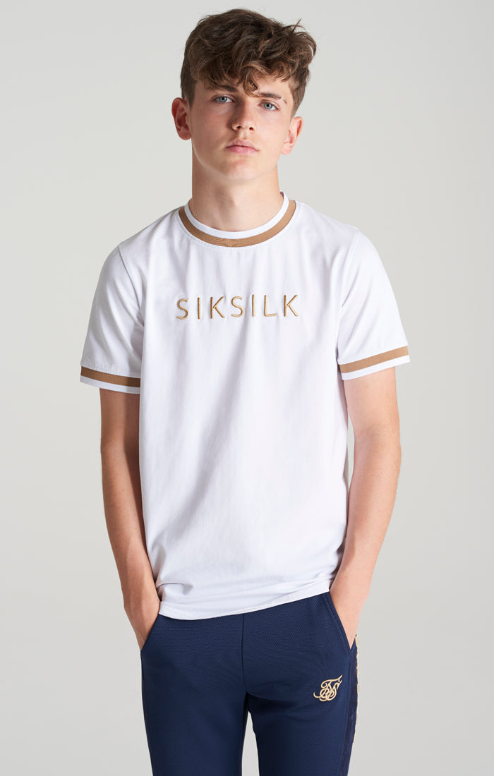 Laad de afbeelding in de Galerij viewer, Camiseta SikSilk Platinum - Blanco