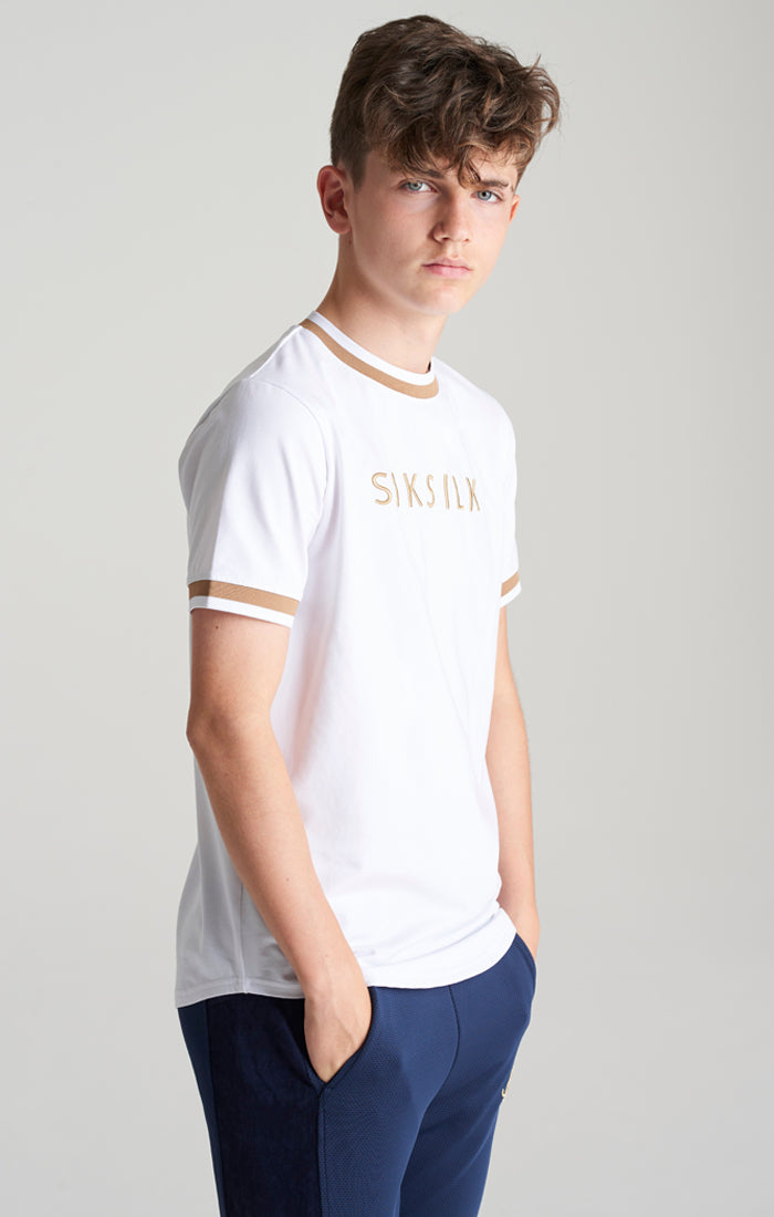 Laad de afbeelding in de Galerij viewer, Camiseta SikSilk Platinum - Blanco (2)