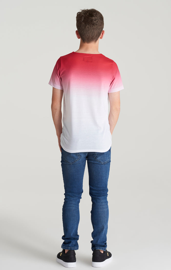 Laad de afbeelding in de Galerij viewer, Boys Pink High Fade T-Shirt (4)