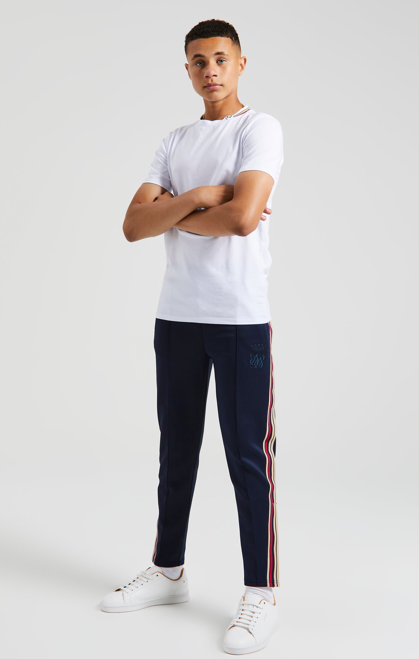 Laad de afbeelding in de Galerij viewer, Camiseta de deporte Messi X SikSilk - Blanco (3)