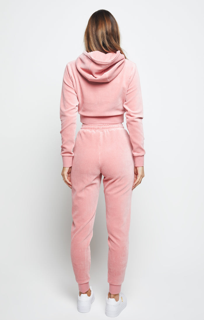 Laad de afbeelding in de Galerij viewer, SikSilk Allure Cropped Hoodie - Pink (4)