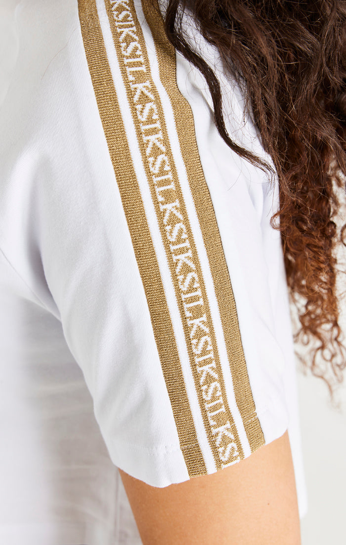 Laad de afbeelding in de Galerij viewer, Camiseta cuadrada SikSilk Eminent - Blanco (2)
