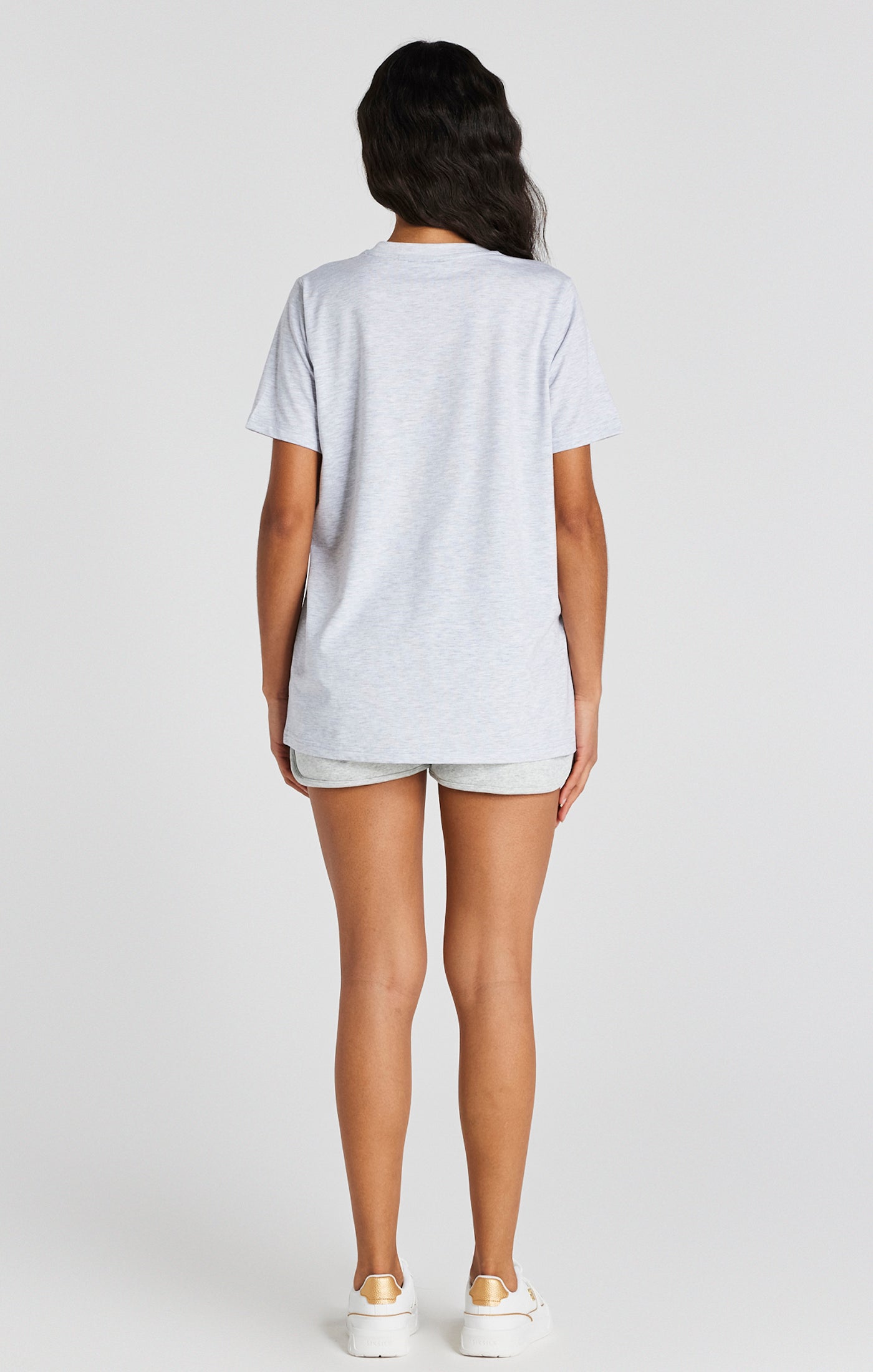 Laad de afbeelding in de Galerij viewer, Camiseta SikSilk Signature Essentials - Blanco jaspeado (5)