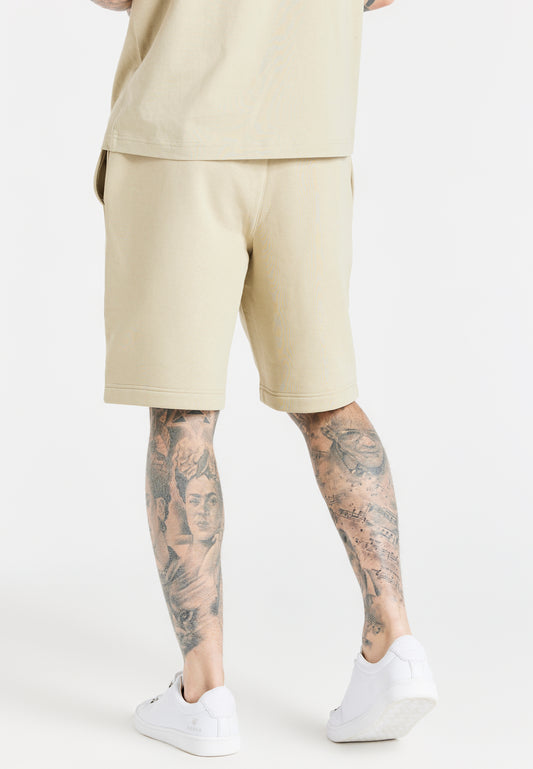 Pantalón corto de jersey SikSilk Core - Beige